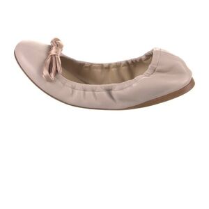 Valentino Cream Ballet Flats with Bow Detail